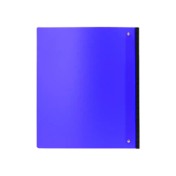 Carpeta liderpapel 4 anillas redondas 25 mm polipropileno din a4 ultra compacta con lomo extensible 4 cm azul