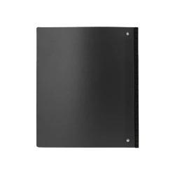 Carpeta liderpapel 4 anillas redondas 25 mm polipropileno din a4 ultra compacta con lomo extensible 4 cm negro