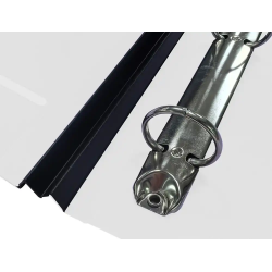 Carpeta liderpapel 4 anillas redondas 25 mm polipropileno din a4 ultra compacta con lomo extensible 4 cm translucida