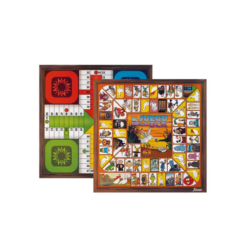 Parchis con oca fournier 4 jugadores 40x40 cm