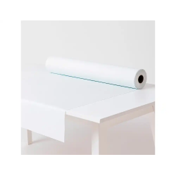 Mantel celulosa blanco biodegradable rollo ancho 1 mtlongitud 100 mt