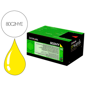 Toner laser lexmark 80c2hye...