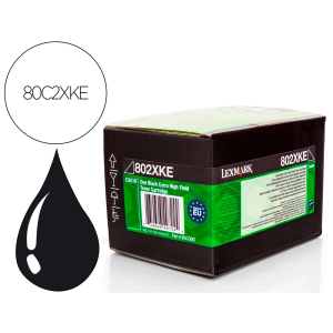 Toner laser lexmark 80c2xke...