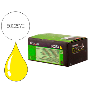 Toner laser lexmark 80c2sye...