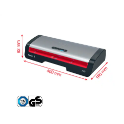 Plastificadora gbc 250 office din a4 apagado automatico 2 rodillos hasta 125 micras