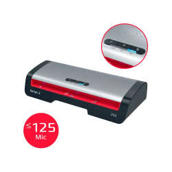 Plastificadora gbc 250 office din a4 apagado automatico 2 rodillos hasta 125 micras