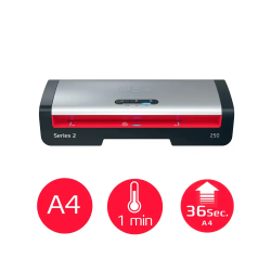 Plastificadora gbc 250 office din a4 apagado automatico 2 rodillos hasta 125 micras