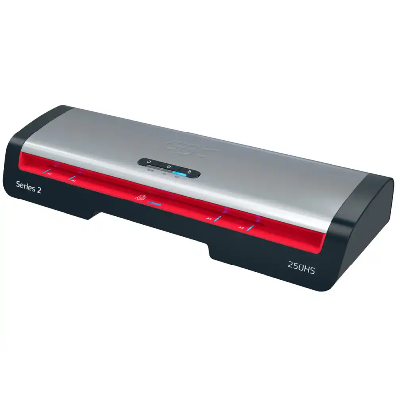 Plastificadora gbc 250hs office din a3 apagado automatico 2 rodillos hasta 125 micras