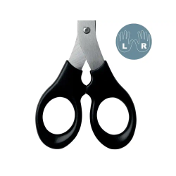 Tijera oficina leitz acero inoxidable 165 mm color negro