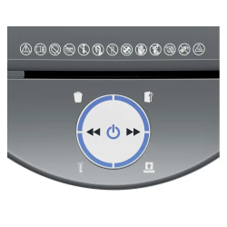 Destructora de documentos leitz optimax 350 small office p5 capacidad corte 8 hojas destruye grapas clips