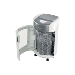 Destructora de documentos leitz optimax 225 home office p5 capacidad corte 6 hojas destruye grapas clips 15