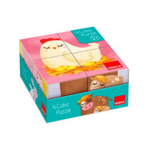 Puzle goula cubos de carton...