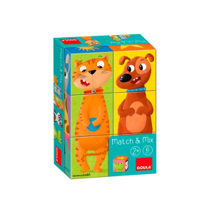 Puzle goula cubos de carton...