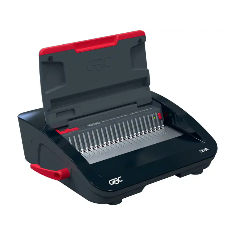 Encuadernadora electrica para canutillo gbc combbind cb25e perfora 25 hojas tamaño a4/a5 encuaderna 390 hojas
