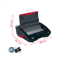 Encuadernadora electrica para canutillo gbc combbind cb25e perfora 25 hojas tamaño a4/a5 encuaderna 390 hojas