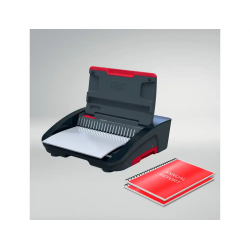 Encuadernadora electrica para canutillo gbc combbind cb25e perfora 25 hojas tamaño a4/a5 encuaderna 390 hojas