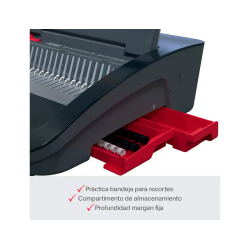 Encuadernadora electrica para canutillo gbc combbind cb25e perfora 25 hojas tamaño a4/a5 encuaderna 390 hojas