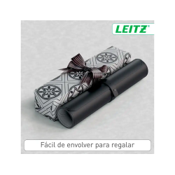 Alfombrilla de sobremesa leitz 80x40 cm color negro