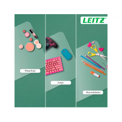 Alfombrilla de sobremesa leitz 70x36 cm transparente