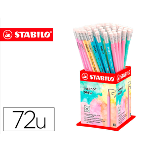 Lapices de grafito con goma...