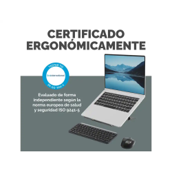 Soporte para portatil fellowes aluminia plegable negro 315x230x20 mm