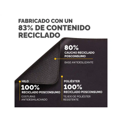 Alfombrilla para raton fellowes breyta xl negro