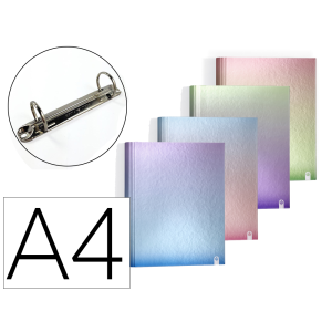 Carpeta 4 anillas de 25 mm...