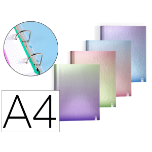 Carpeta 4 anillas de 40 mm...