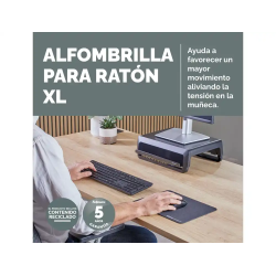 Alfombrilla para raton fellowes breyta xl negro