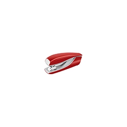 Grapadora petrus 635 wow rojo metalizado capacidad 30 hojas en blister usa grapas 22/6 24/6 y 26/6