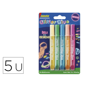 Pegamento imedio glitter...