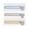 Lampara de escritorio maul led 2,7w 325lm luz ajustable panel tactil brazo giratorio blanca
