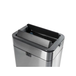 Papelera metalica maul prme acero inoxidable 30 litros