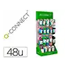 Expositor sobremesa q-connect para cables y cargadores con 48 unidades surtidas