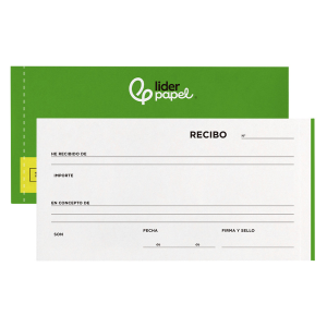 Talonario liderpapel...