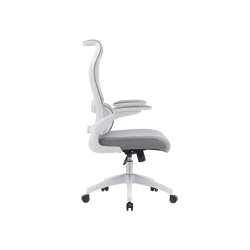 Silla q-connect oficina catania malla alt max 1230 mm anc 510 mm prof 490 mm ruedas premium color gris blanco