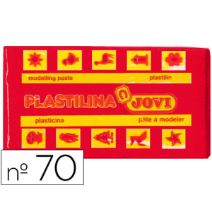 Plastilina jovi 70 rojo...