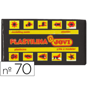 Plastilina jovi 70 negro...