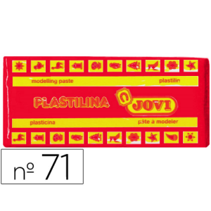 Plastilina jovi 71 rojo...