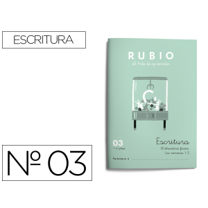 Cuaderno rubio caligrafia...