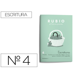 Cuaderno rubio caligrafia nº 4