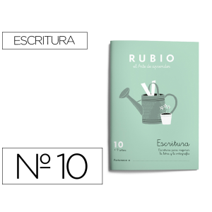 Cuaderno rubio caligrafia...