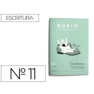 Cuaderno rubio caligrafia...