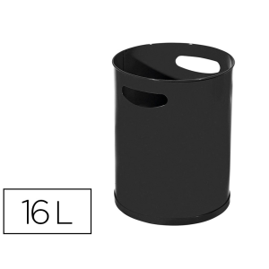 Papelera metalica con asas...