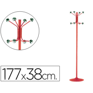 Perchero metalico pie 8...