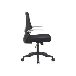 Silla q-connect oficina terni malla alt max 1050 mm anc 500 mm prof 480 mm color negro cuerpo negro