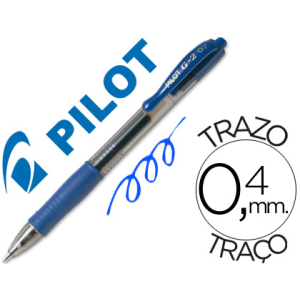 Boligrafo pilot g-2 azul...