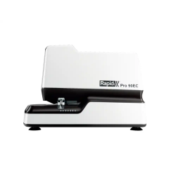 Grapadora rapid pro 90ec electrica blanco capacidad 50 hojas usa grapas n 66 y n 44