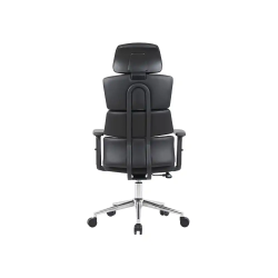 Silla q-connect direccion aurea similpiel alt max 1400 mm anc 520 mm prof 510 mm ruedas premium negro