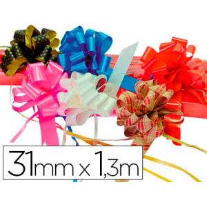 Cinta para hacer lazos oro...